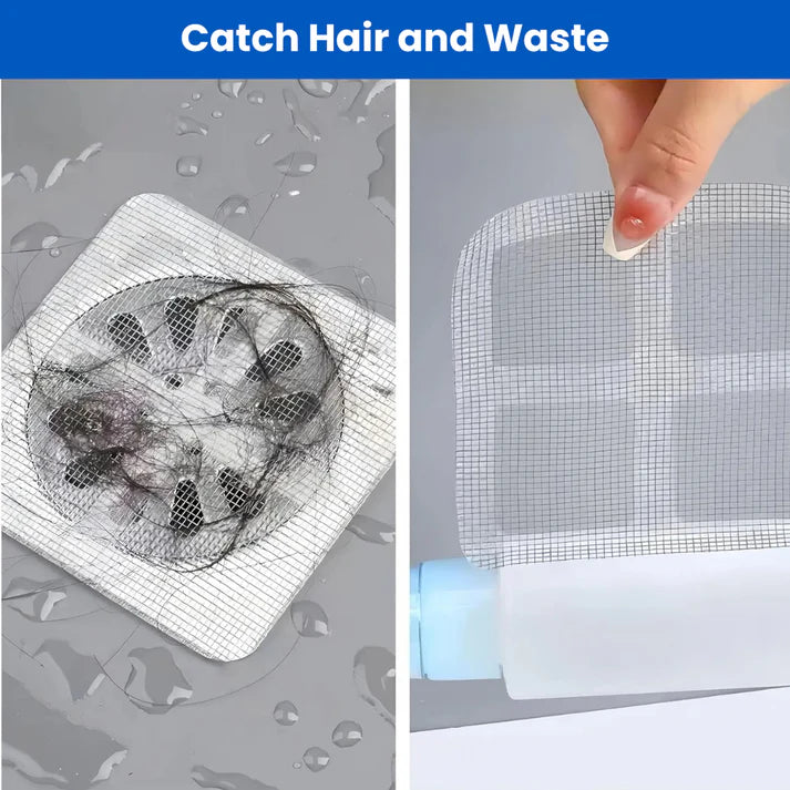 Self-Stick Drain Covers – 10 PCS