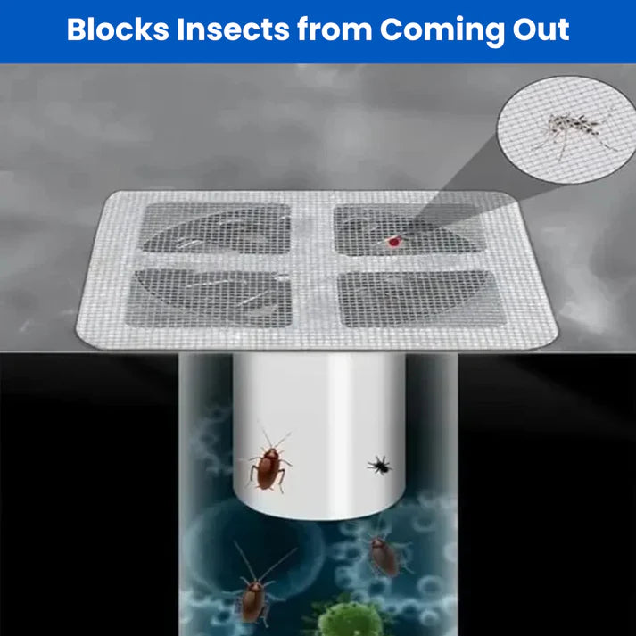 Self-Stick Drain Covers – 10 PCS