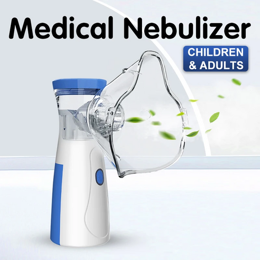 Portable Mesh Nebulizer – Inhaler for Adults &amp; Kids | Silent Steam Machine for Asthma &amp; Cold Relief