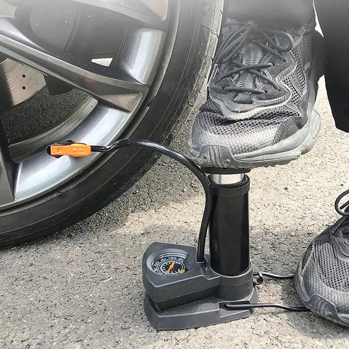 Heavy Duty Foot Pump For Bike, Ball, Scooter, Car